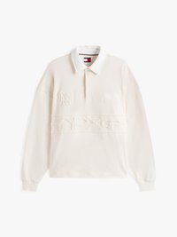 Tommy Hilfiger F1 MOVIE RUGBY SHIRT - Camiseta de manga larga - ivory petal/ecru
