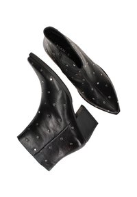 Lazamani Cowboy-/Bikerlaarsjes - zwart