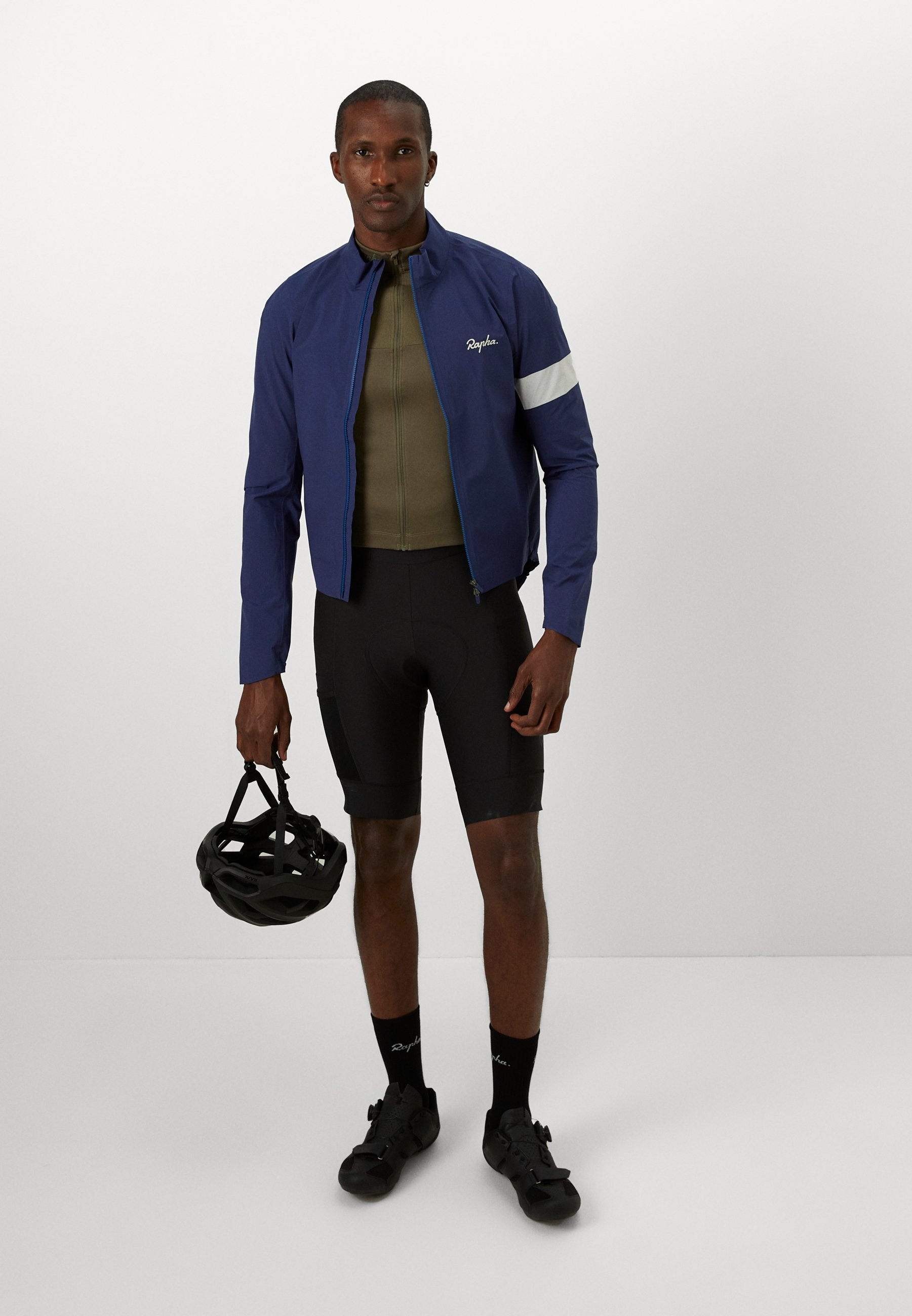 Rapha MENS CORE RAIN JACKET - Hardshell jacket - navy/white