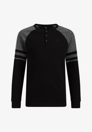 JONGENS MET COLOURBLOCK - T-shirt con stampa - black