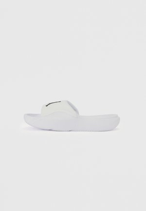 Jordan JORDAN FRANCHISE SLIDE - Sandály do bazénu - white/black