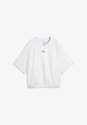 Puma, PUMA SPORT ANIMAL RELAXED AOP JERSEY - Trükipildiga T-särk - puma white