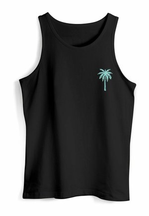 Neverless, SOMMER MIT BRUSTLOGO PALME  - Top - ttürkis schwarz