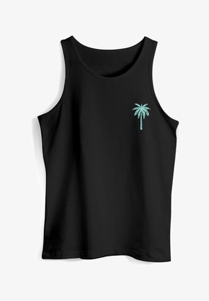 Neverless, SOMMER MIT BRUSTLOGO PALME - Top - ttürkis schwarz