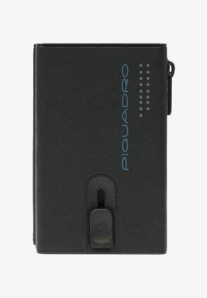 Piquadro COMPACT PORTA MONETE CON SLIDING SYSTEM - Portefeuille - nero grigio