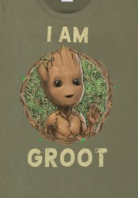 Henry Tiger MARVEL STUDIOS I AM GROOT  - Triko s potiskem - olive