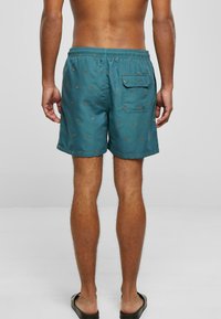 Urban Classics EMBROIDERY - Șorturi de baie - shark teal toffee