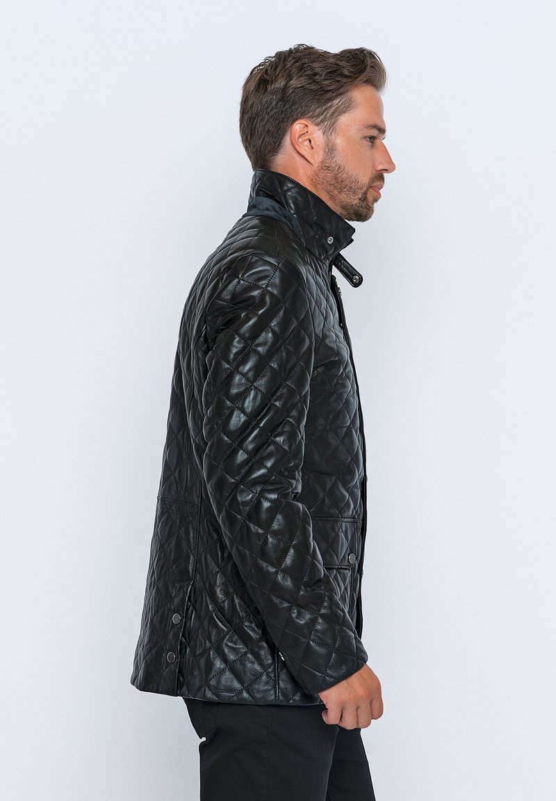 Di Chaqueta de cuero - black/negro Zalando.es