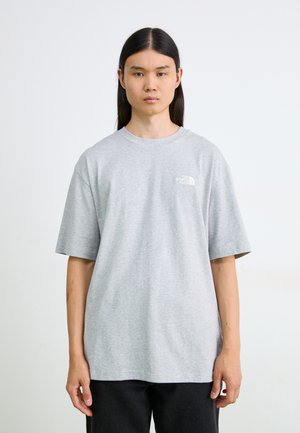 ESSENTIAL - Print T-shirt - light grey heather