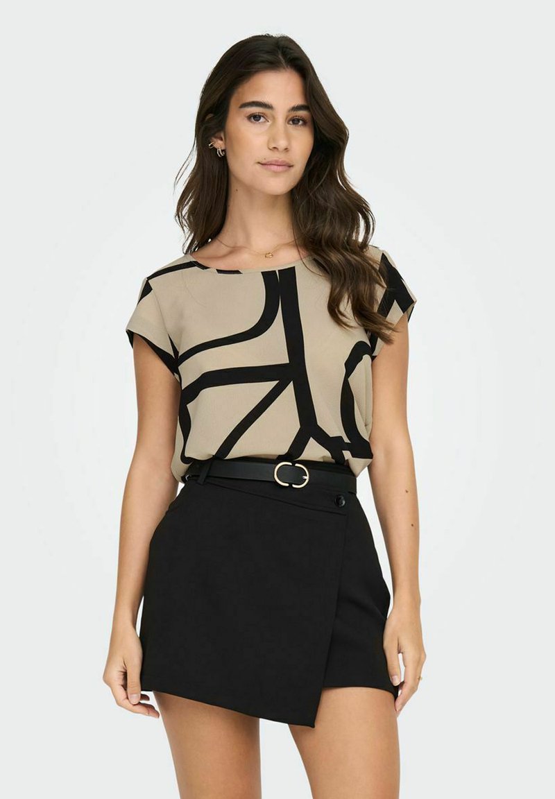 ONLY ONLVIC NOOS - Bluse - beige mottled beige