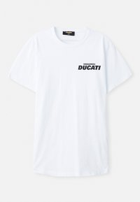 DUCATI CIGARETTE FIT TEE - T-Shirt print - white