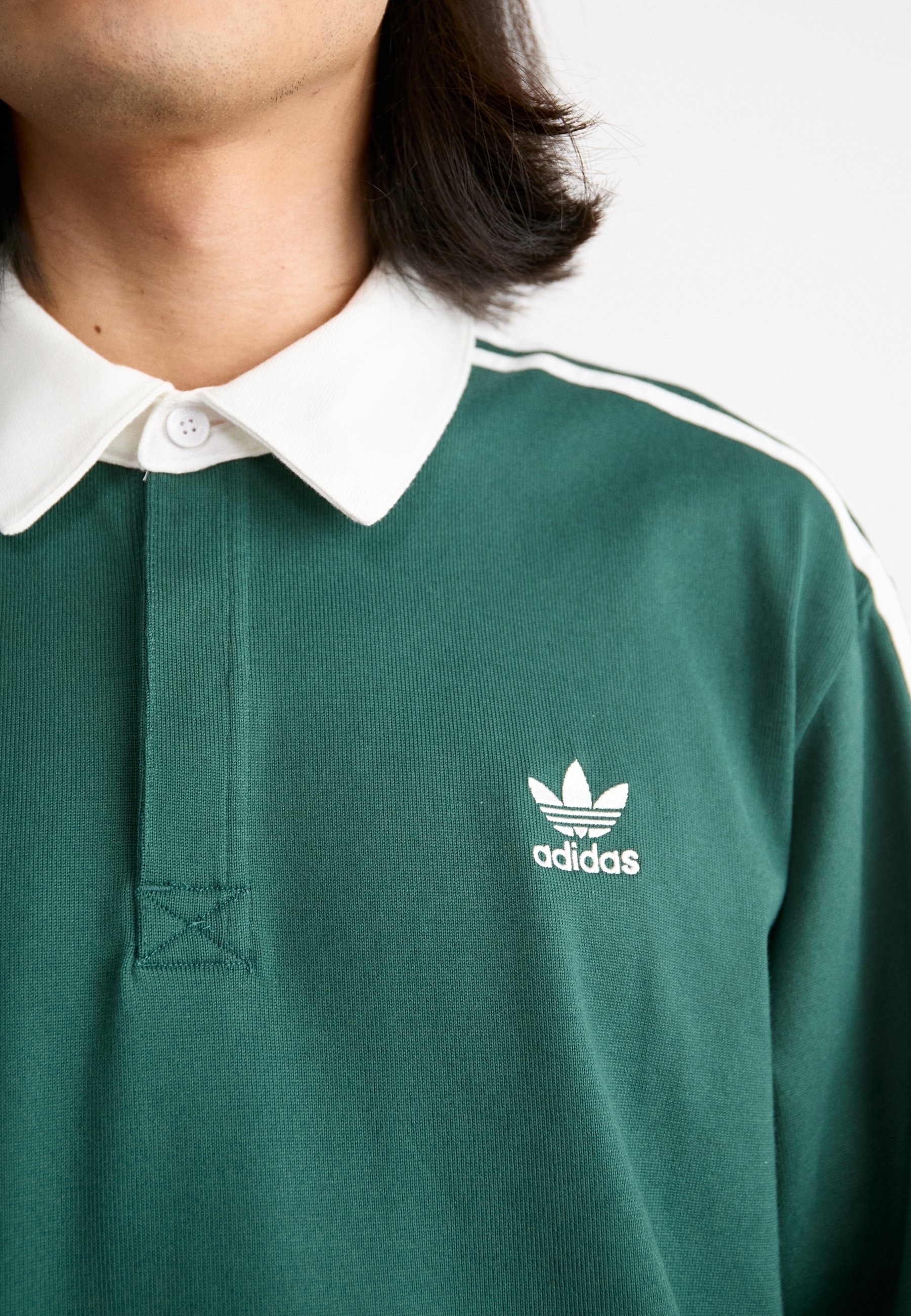 adidas Originals Polo shirt - dark green - (Pre-owned) - Zalando.ie