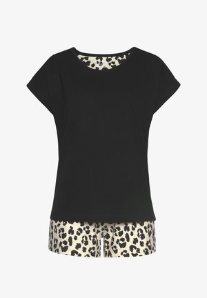 Vivance, SHORTY SET - Pyjama set - schwarz mit animal print