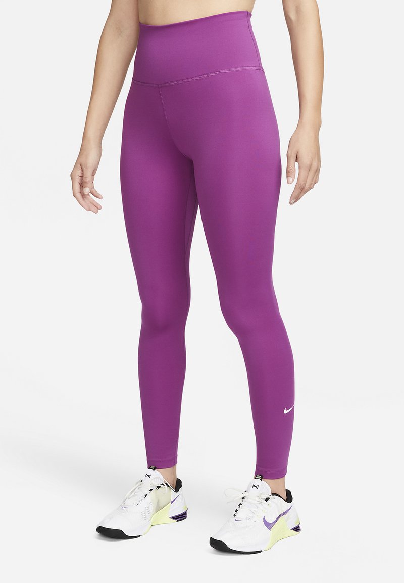 Nike Performance ONE - Leggings - viotech white