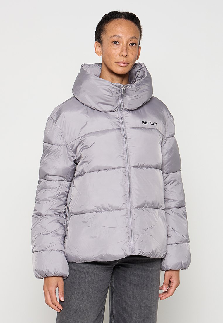 Replay Winterjas lichtgrijs Replay Winterjas lichtgrijs