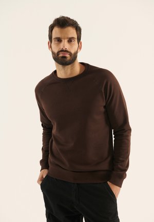 Sweatshirt - dark brown