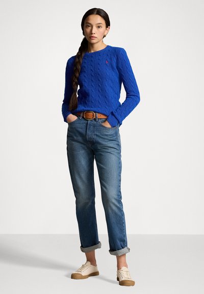Polo Ralph Lauren CABLE KNIT WOOL CASHMERE JUMPER - Pulover - heritage royal