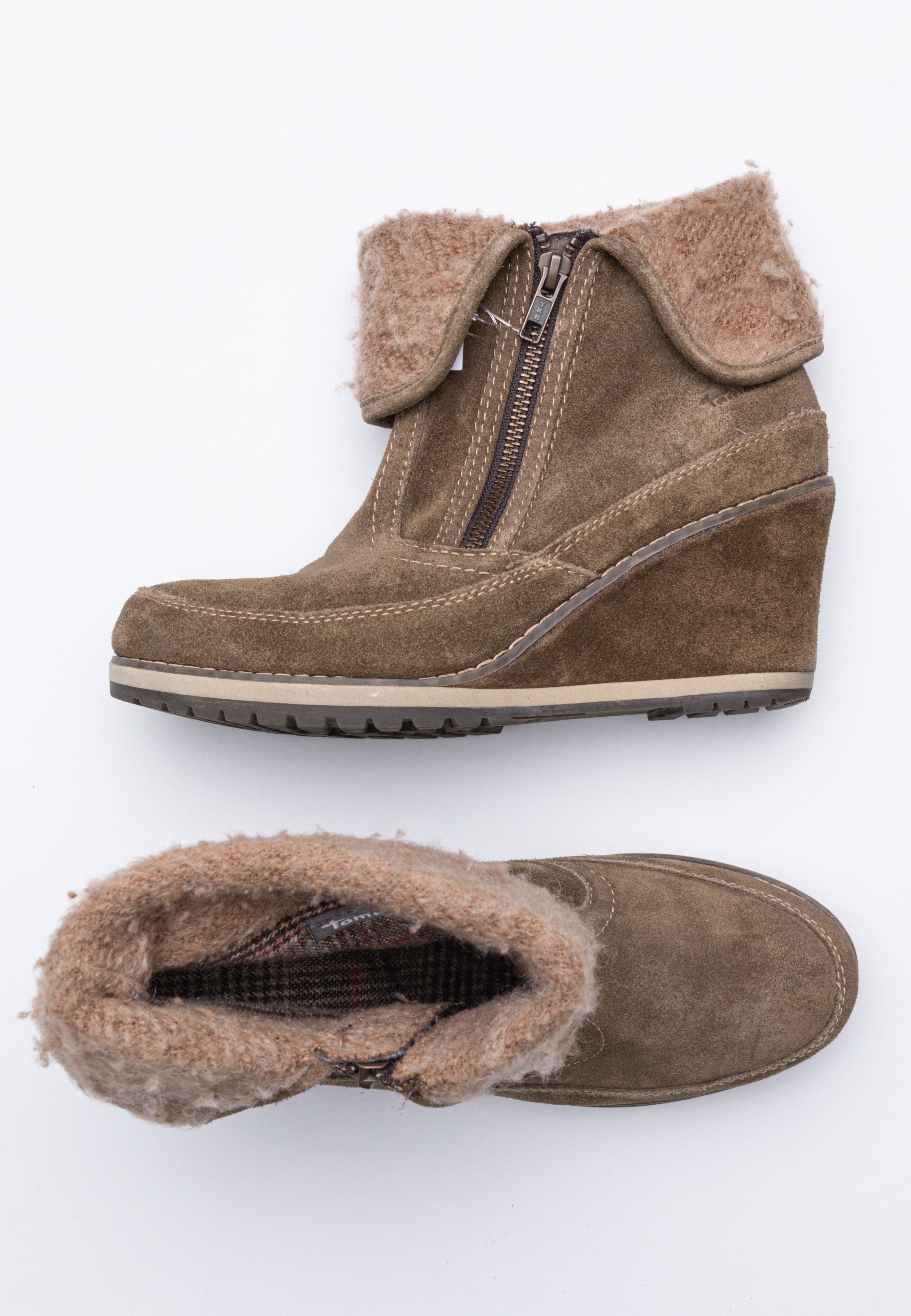 Tamaris Botas para la nieve - green/verde - Zalando.es