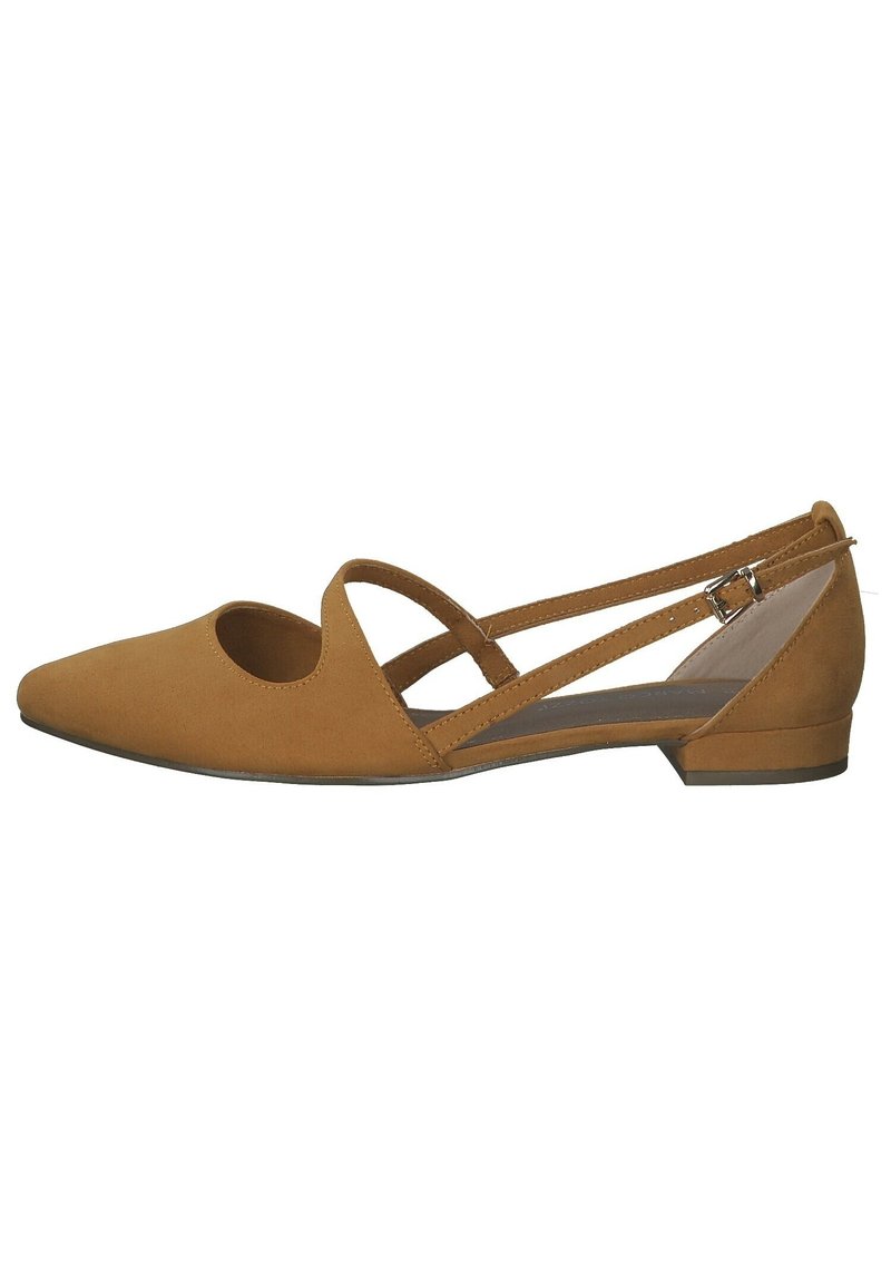 Marco Tozzi Bailarinas con hebilla - mottled dark yellow