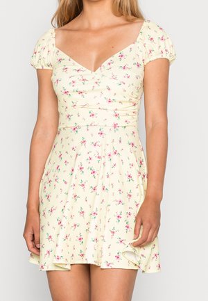 Vestito di maglina - yellow