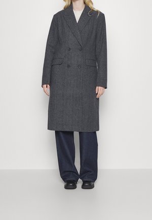 Manteau classique - mottled dark grey