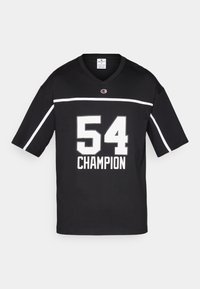 BASKETBALL INSPIRED V NECK - T-shirts med print - black/white