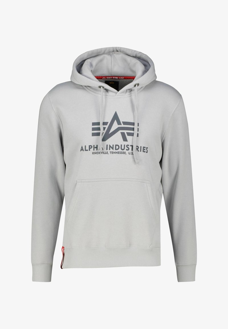 Alpha Industries BASIC - Kapuzenpullover - hellgrau - Zalando.de