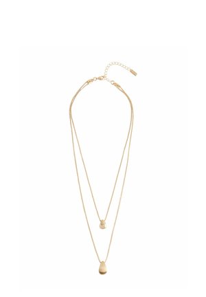 Next, 2 LAYER TEARDROP NECKLACE - Halskette - gold-coloured