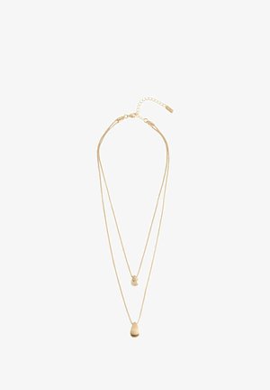 Next, 2 LAYER TEARDROP NECKLACE - Halskette - gold-coloured