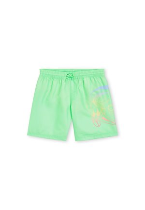 CIRCLE SURFER  - Badeshorts - neon green circle surfer gradient panel