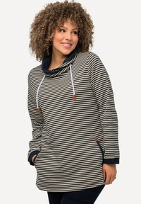 Ulla Popken RINGEL CLASSIC STEHKRAGEN LANGARM - Sudadera