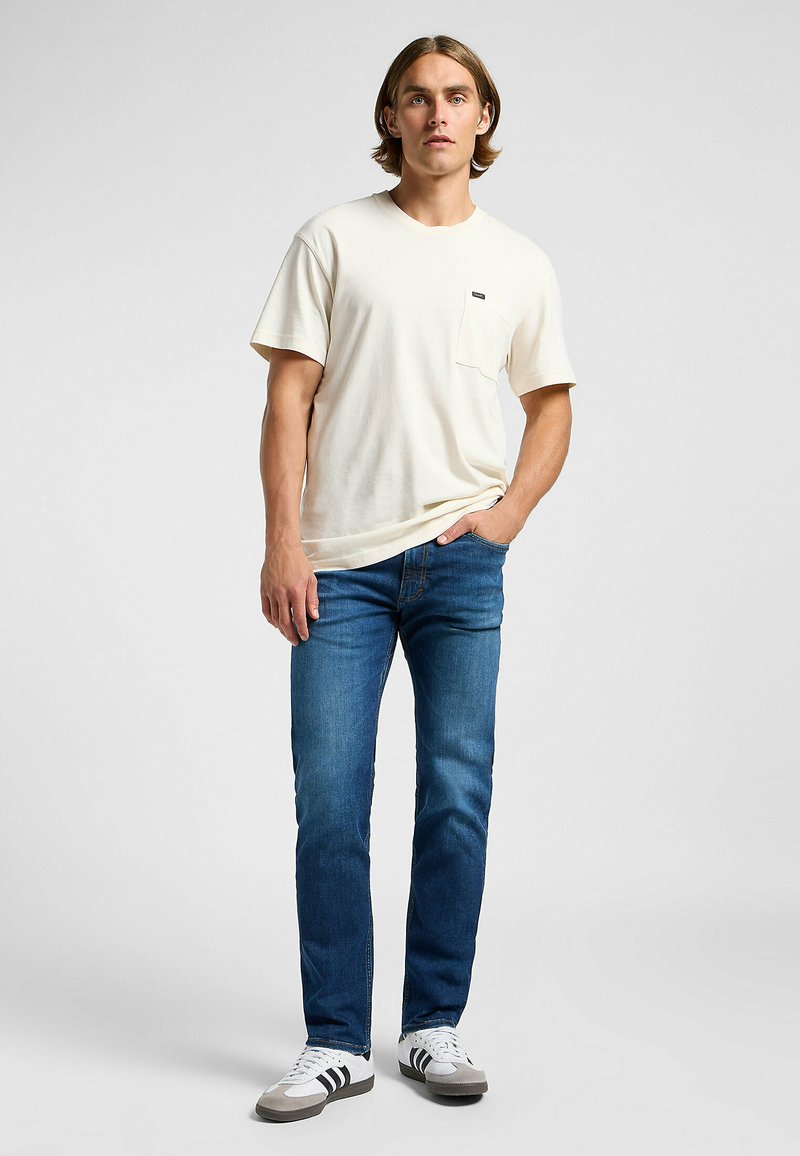 Lee Slim fit jeans donkerblauw denim Lee Slim fit jeans donkerblauw denim