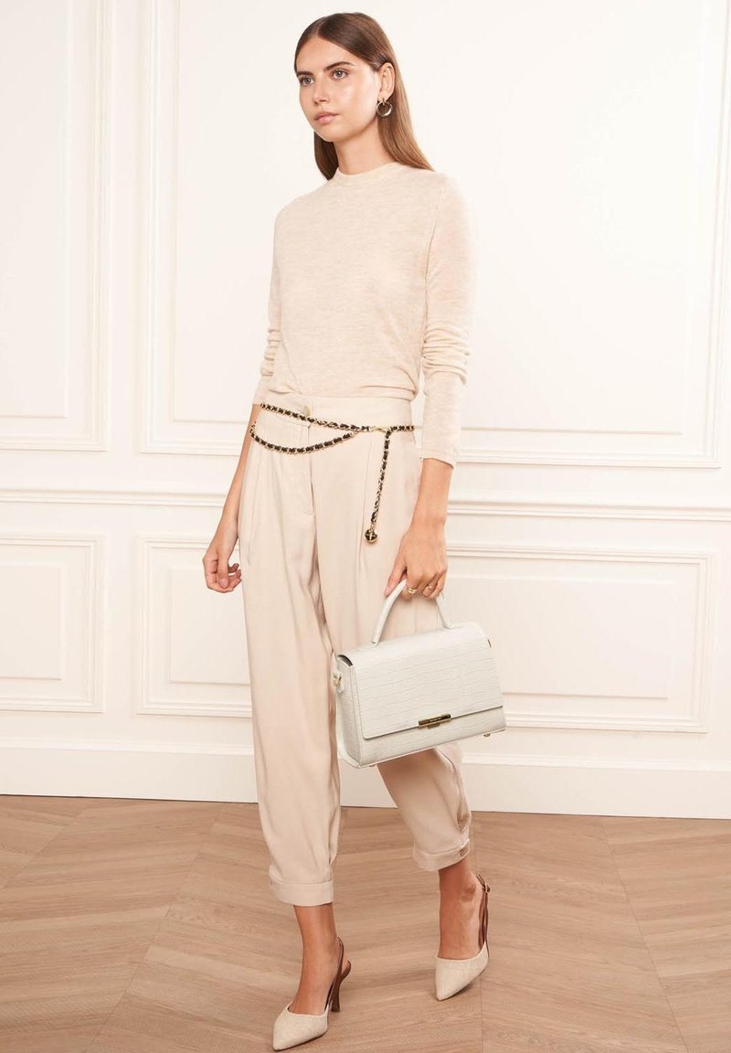 LANCASTER EXO TRINITY - Sac à main - ecru croco