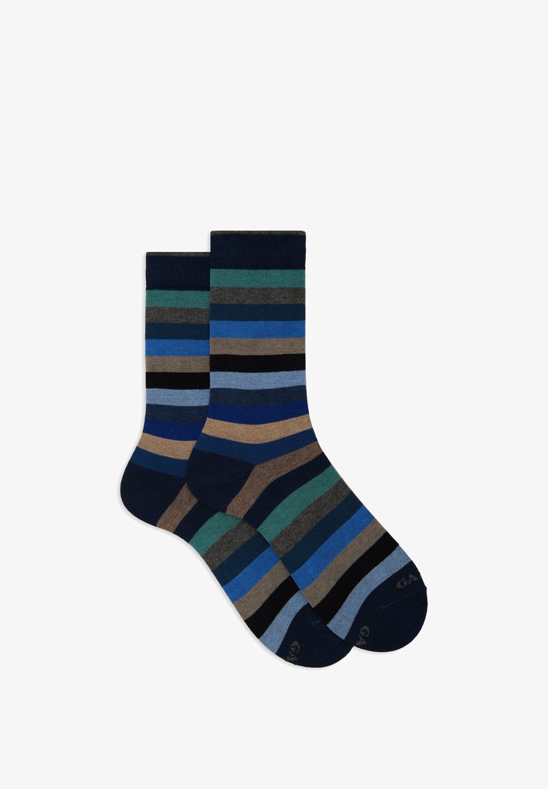 Gallo WITH EVEN STRIPES - Calze - royal pirite