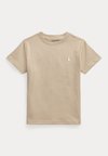 COTTON JERSEY CREWNECK TEE 7-14Y UNISEX - T-shirt basic - classic khaki