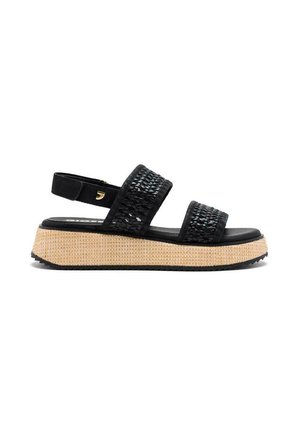 Wedge sandals - black
