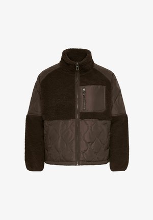 ONLY Carmakoma, FLEECE JACKET CAROHIO FLEECE JACKET - Veste polaire - french roast