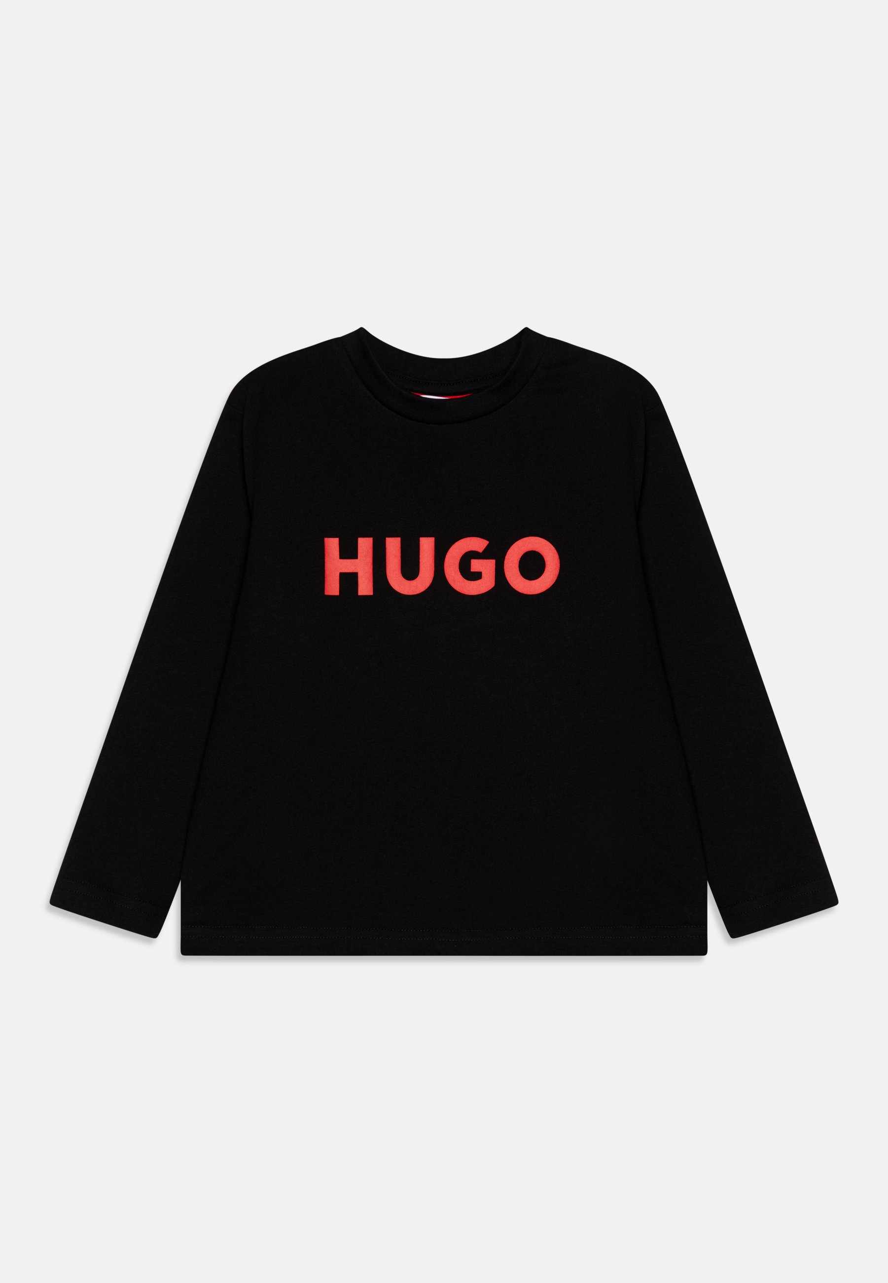 HUGO Kids LONG SLEEVE Long sleeved top black Zalando