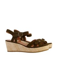 Emilie Karston ESABEL - Sandales compensées - kaki