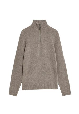 Marks & Spencer HALF ZIP  - Maglione - neutral
