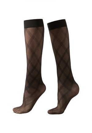 SHEER KNEE HIGH - Kniestrümpfe - Black