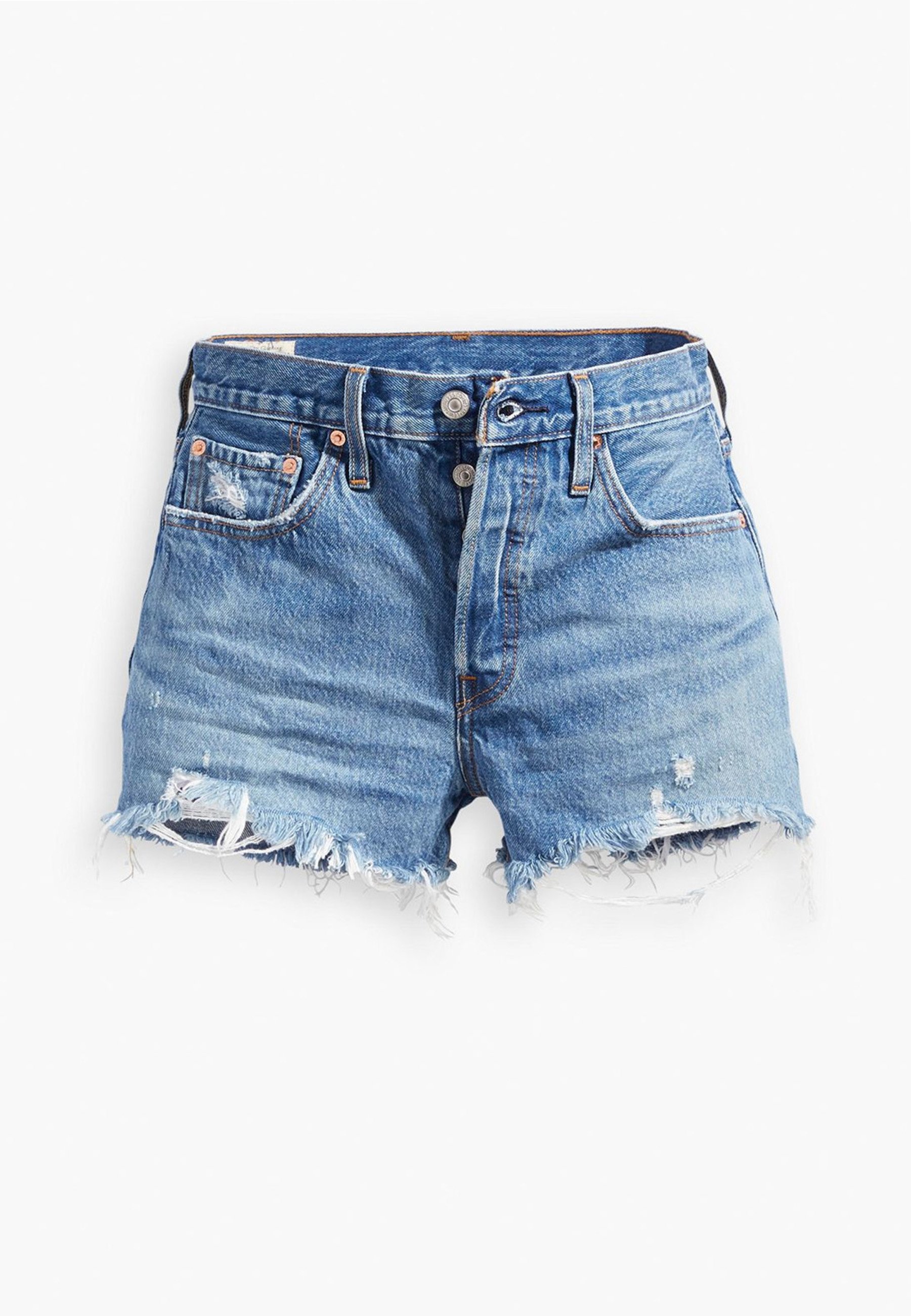 Levi's® 501® ORIGINAL SHORT - Jeansshort - blue denim/blauw denim/bluedenim  - Zalando.nl