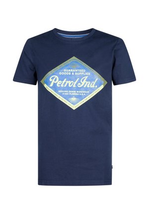 T-shirt print - dark blue
