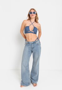 LASCANA LSCN BY LASCANA BANDEAU - Bikinio viršutinė dalis - rauchblau