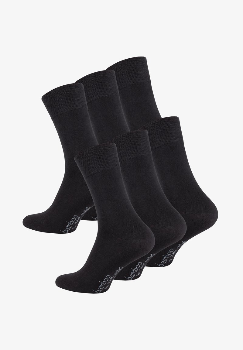 Clark Crown 6 PAAR, EDEL & MODERN - Chaussettes - schwarz