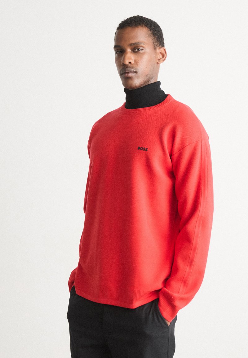 BOSS RARTIC - Džemperis - open red