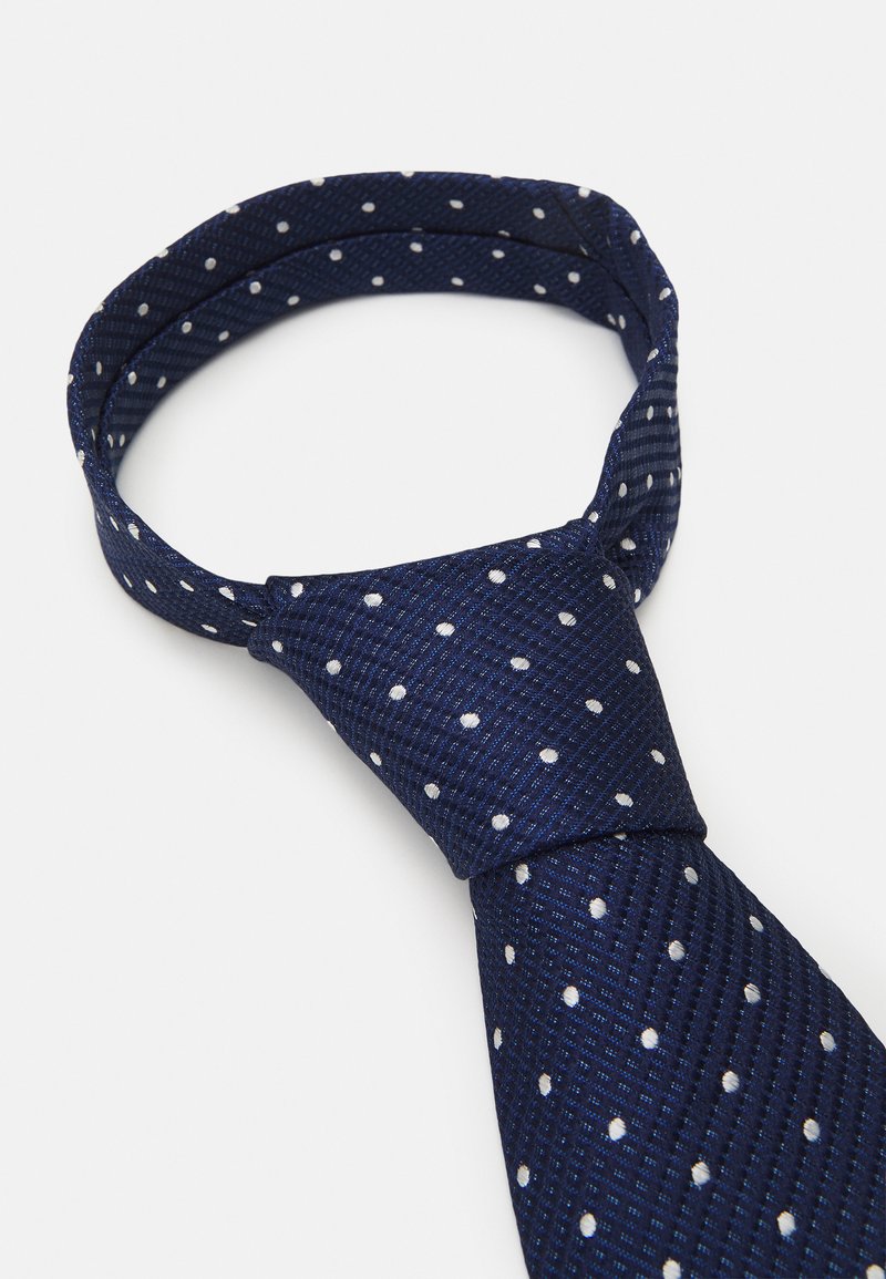 Michael Kors - STRUCTURED CLASSIC DOT TIE - Krawatte - navy, Vergrößern