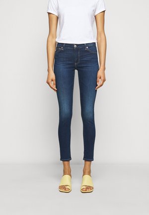 ANKLE - Oprijete (skinny) kavbojke - dark blue