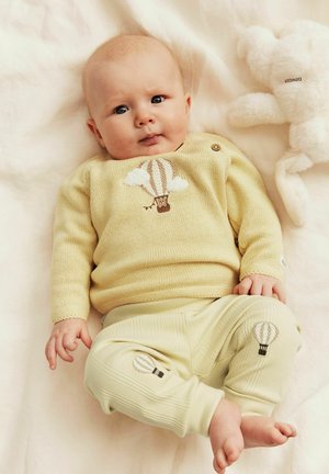 Newbie, HOT AIR BALLOON RIBBED LEGGINGS UNISEX - Legging (type pantalon) - yellow