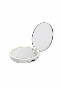 FLIP 'N' CHARGE POWER BANK LED MIRROR - Kosmetikspiegel - white